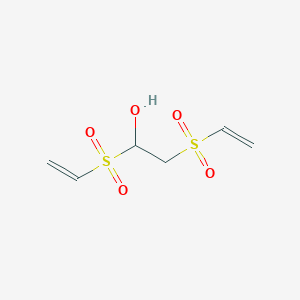 1,2-Di(ethenesulfonyl)ethan-1-ol