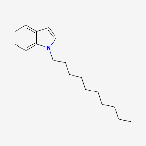 molecular formula C18H27N B14263310 1H-Indole, 1-decyl- CAS No. 163806-31-3