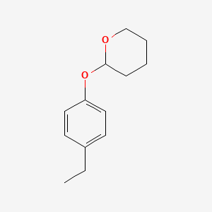 2H-Pyran, 2-(4-ethylphenoxy)tetrahydro-