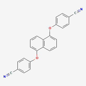 molecular formula C24H14N2O2 B14263350 4,4'-[Naphthalene-1,5-diylbis(oxy)]dibenzonitrile CAS No. 188691-57-8