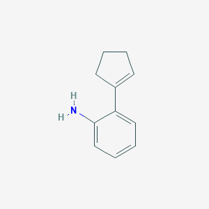 Benzenamine, 2-(1-cyclopenten-1-yl)-