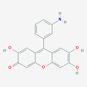 9-(3-Aminophenyl)-2,6,7-trihydroxy-3H-xanthen-3-one