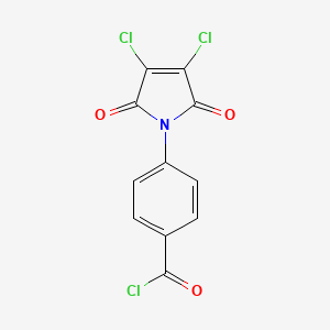 4-(3,4-Dichloro-2,5-dioxo-2,5-dihydro-1H-pyrrol-1-yl)benzoyl chloride