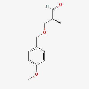 Propanal, 3-[(4-methoxyphenyl)methoxy]-2-methyl-, (2R)-