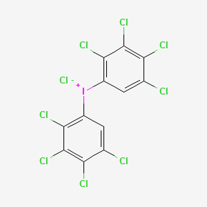 Bis(2,3,4,5-tetrachlorophenyl)iodanium chloride