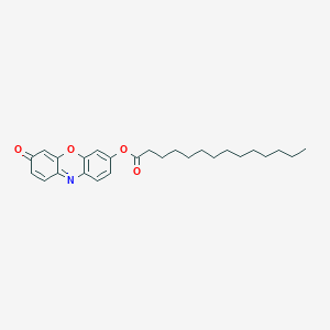 3-Oxo-3H-phenoxazin-7-yl tetradecanoate