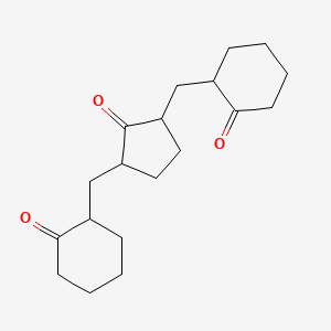 2,2'-[(2-Oxocyclopentane-1,3-diyl)bis(methylene)]di(cyclohexan-1-one)