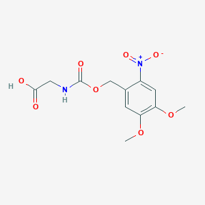 N-{[(4,5-Dimethoxy-2-nitrophenyl)methoxy]carbonyl}glycine