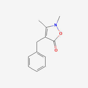 4-Benzyl-2,3-dimethyl-1,2-oxazol-5(2H)-one