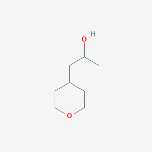 molecular formula C8H16O2 B1426373 1-(氧杂-4-基)丙烷-2-醇 CAS No. 1251385-18-8