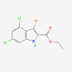 Ethyl 3-bromo-4,6-dichloro-1H-indole-2-carboxylate