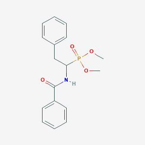 Phosphonic acid, [1-(benzoylamino)-2-phenylethyl]-, dimethyl ester