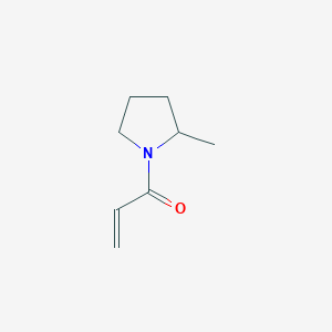 B1426382 1-(2-Methylpyrrolidin-1-yl)prop-2-en-1-one CAS No. 90154-94-2