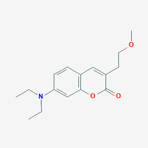 7-(Diethylamino)-3-(2-methoxyethyl)-2H-1-benzopyran-2-one