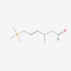 3-Methyl-6-(trimethylsilyl)hex-4-enal