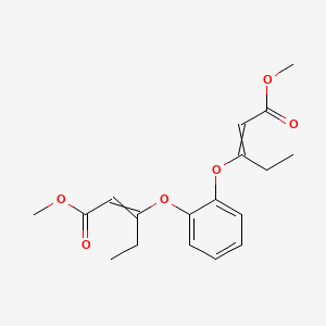 Dimethyl 3,3'-[1,2-phenylenebis(oxy)]di(pent-2-enoate)