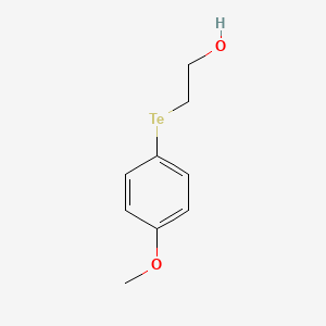 2-[(4-Methoxyphenyl)tellanyl]ethan-1-ol