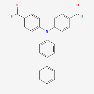 molecular formula C26H19NO2 B14263898 4,4'-[([1,1'-Biphenyl]-4-yl)azanediyl]dibenzaldehyde CAS No. 149676-04-0