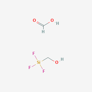 Formic acid;trifluorosilylmethanol