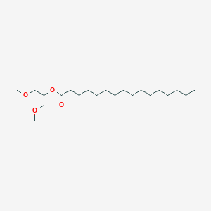 Hexadecanoic acid, 2-methoxy-1-(methoxymethyl)ethyl ester