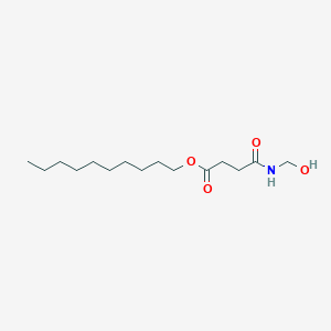 Decyl 4-[(hydroxymethyl)amino]-4-oxobutanoate