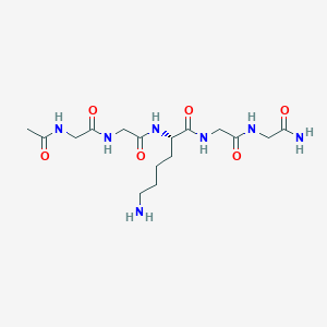 N-Acetylglycylglycyl-L-lysylglycylglycinamide