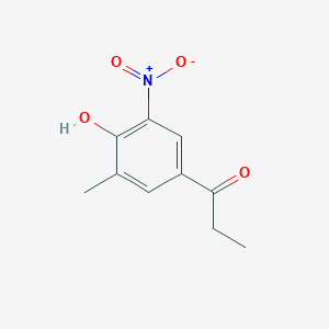 1-(4-Hydroxy-3-methyl-5-nitrophenyl)propan-1-one