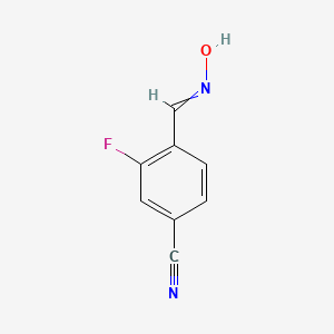 3-Fluoro-4-[(hydroxyimino)methyl]benzonitrile