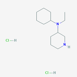 molecular formula C13H28Cl2N2 B1426414 N-环己基-N-乙基哌啶-3-胺二盐酸盐 CAS No. 1220034-43-4
