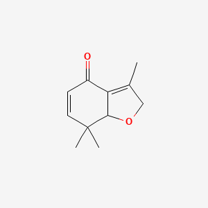 3,7,7-Trimethyl-7,7a-dihydro-1-benzofuran-4(2H)-one