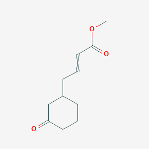 Methyl 4-(3-oxocyclohexyl)but-2-enoate