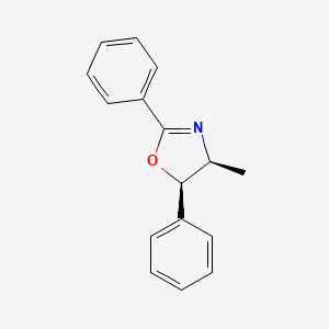 Oxazole, 4,5-dihydro-4-methyl-2,5-diphenyl-, (4S,5R)-