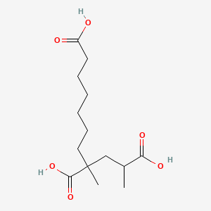 7-Methyldecane-1,7,9-tricarboxylic acid