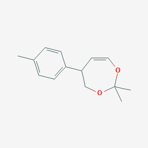 1,3-Dioxepin, 4,5-dihydro-2,2-dimethyl-5-(4-methylphenyl)-