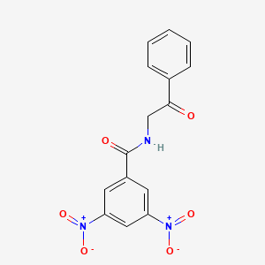 3,5-Dinitro-N-(2-oxo-2-phenylethyl)benzamide