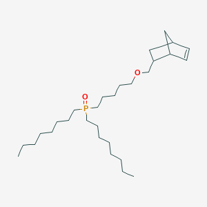 {5-[(Bicyclo[2.2.1]hept-5-en-2-yl)methoxy]pentyl}(dioctyl)oxo-lambda~5~-phosphane