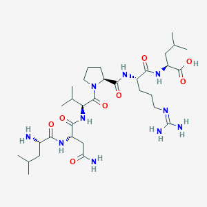 L-Leucine, L-leucyl-L-asparaginyl-L-valyl-L-prolyl-L-arginyl-