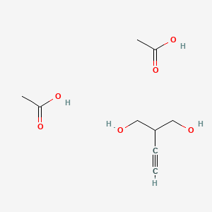 Acetic acid;2-ethynylpropane-1,3-diol