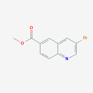 molecular formula C11H8BrNO2 B1426442 甲基3-溴喹啉-6-羧酸酯 CAS No. 205114-17-6