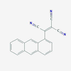 (Anthracen-1-yl)ethene-1,1,2-tricarbonitrile