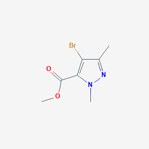 molecular formula C7H9BrN2O2 B1426444 4-溴-1,3-二甲基-1H-吡唑-5-甲酸甲酯 CAS No. 660408-08-2