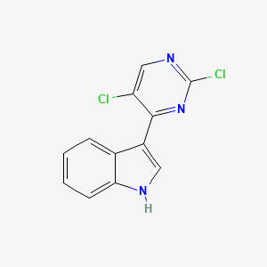 B1426450 3-(2,5-Dichloropyrimidin-4-yl)-1H-indole CAS No. 937366-57-9