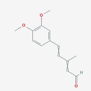 5-(3,4-Dimethoxyphenyl)-3-methylpenta-2,4-dienal