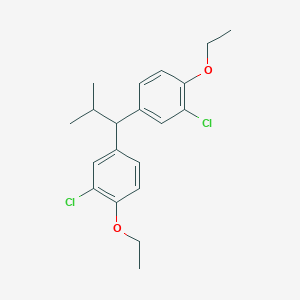 1,1'-(2-Methylpropane-1,1-diyl)bis(3-chloro-4-ethoxybenzene)