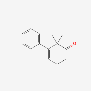 3-Cyclohexen-1-one, 2,2-dimethyl-3-phenyl-