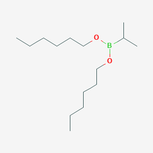 Dihexyl propan-2-ylboronate