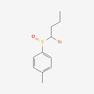 1-(1-Bromobutane-1-sulfinyl)-4-methylbenzene