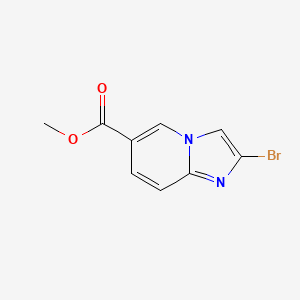 molecular formula C9H7BrN2O2 B1426483 2-溴咪唑并[1,2-a]吡啶-6-甲酸甲酯 CAS No. 1042141-37-6