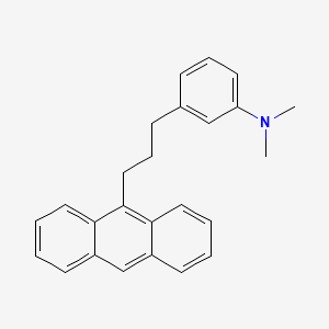 3-[3-(Anthracen-9-YL)propyl]-N,N-dimethylaniline