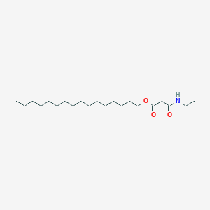 Hexadecyl 3-(ethylamino)-3-oxopropanoate